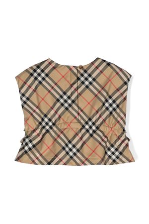 blusa in cotone beige BURBERRY KIDS | 8082234A7028